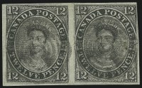 Sale Number 863, Lot Number 670, 1851, 12p Black, Laid (3; SG 4)