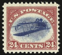 Sale Number 935, Lot Number 177, 24c Carmine Rose & Blue, Center Inverted (C3a)