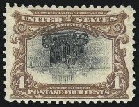 Sale Number 958, Lot Number 636, 4c Pan-American, Center Inverted (296a)