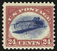 Sale Number 963, Lot Number 1062, 24c Carmine Rose & Blue, Center Inverted (C3a)
