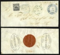 Sale Number 979, Lot Number 36, Wells, Fargo & Co. Pony Express, $4.00 Black (143L5)