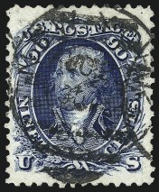 Sale Number 1000, Lot Number 1078, 90c Blue, Re-Issue (111)
