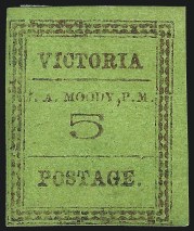 Sale Number 1035, Lot Number 92, Victoria Tex., 5c Red Brown on Green (88X1)