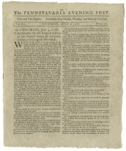 Sale Number 1046, Lot Number 101, The Declaration of Independence