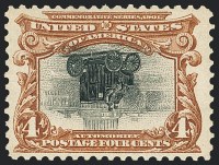 Sale Number 1138, Lot Number 1509, 4c Pan-American, Center Inverted (296a)