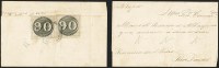 Sale Number 1143, Lot Number 3667, BRAZIL, 1843, 90r Black, Fine to Intermediate Impression (3)
