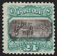 Sale Number 1180, Lot Number 179, 24c Green & Violet, Center Inverted (120b)