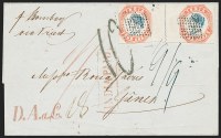 Sale Number 1286, Lot Number 137, 1854, 4a Red & Blue, 3rd Printing, Head Die III, Frame Die I (6E; SG 21)
