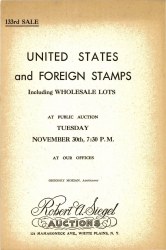 Sale No. 133 — Siegel Auction Galleries