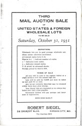 Sale No. 3 — Siegel Auction Galleries