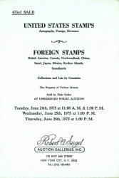 Sale No. 473 — Siegel Auction Galleries