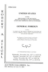 Sale No. 519 — Siegel Auction Galleries