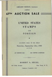 Sale No. 67 — Siegel Auction Galleries