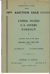 Sale No. 74 — Siegel Auction Galleries