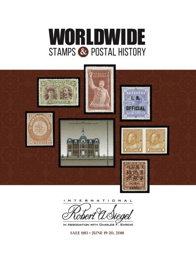 Catalog Cover Sale no. 1183 — Siegel Auction Galleries