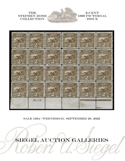 Catalog Cover Sale no. 1264 — Siegel Auction Galleries
