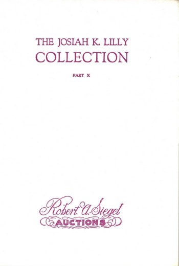 Catalog Cover Sale no. 344 — Siegel Auction Galleries