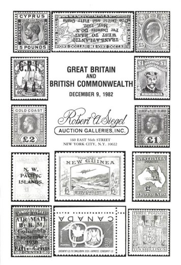 Catalog Cover Sale no. 610 — Siegel Auction Galleries