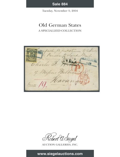 Catalog Cover Sale no. 884 — Siegel Auction Galleries