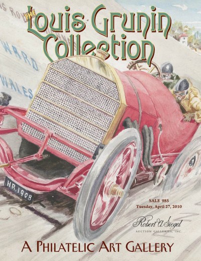 Catalog Cover Sale no. 985 — Siegel Auction Galleries